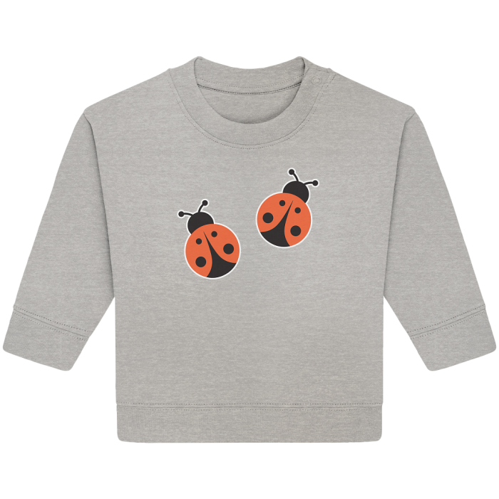 Glückskiste Kids Wear - Marienkäfer - Baby Organic Sweatshirt