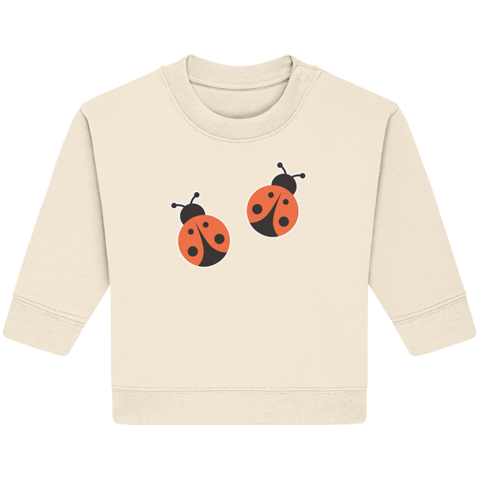 Glückskiste Kids Wear - Marienkäfer - Baby Organic Sweatshirt