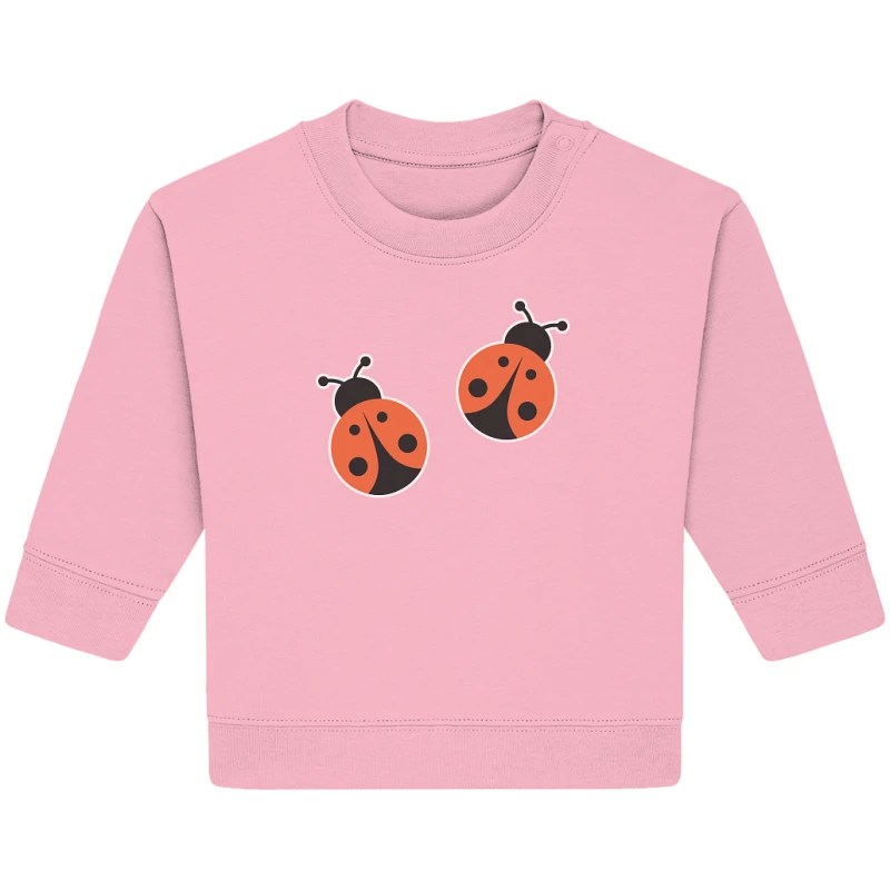 Glückskiste Kids Wear - Marienkäfer - Baby Organic Sweatshirt