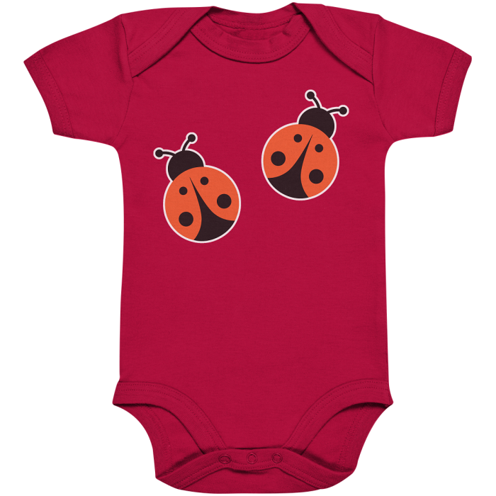 Glückskiste Kids Wear - Marienkäfer - Organic Baby Bodysuite