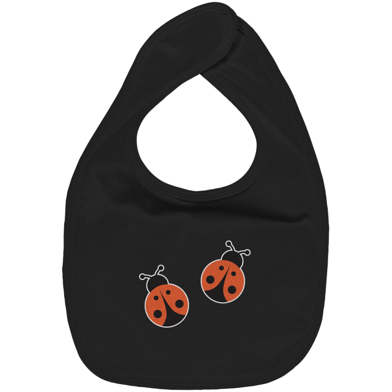Glückskiste Kids Wear - Marienkäfer - Organic Baby-Lätzchen