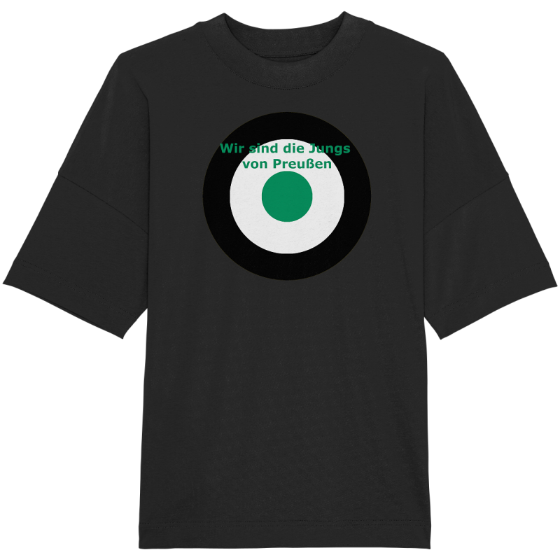 Münster Fan T-Shirt Kokarde "Wir sind die Jungs von ..."  - Organic Oversize Shirt