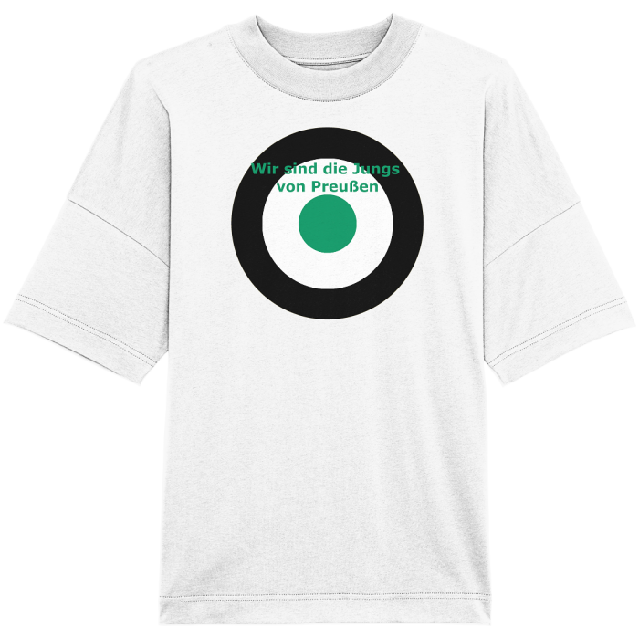 Münster Fan T-Shirt Kokarde "Wir sind die Jungs von ..."  - Organic Oversize Shirt