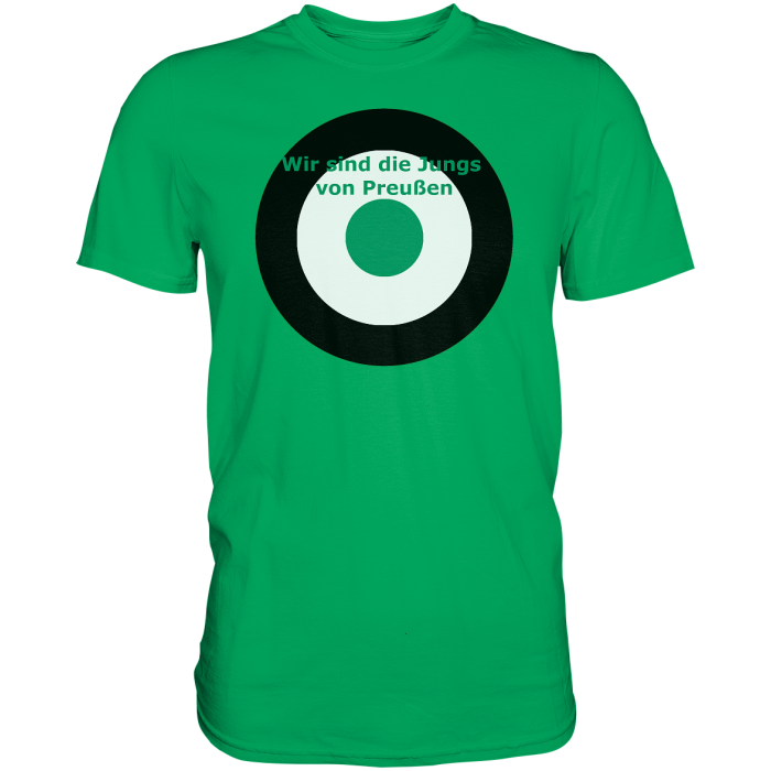 Münster Fan T-Shirt Kokarde "Wir sind die Jungs von ..."  - Premium Shirt