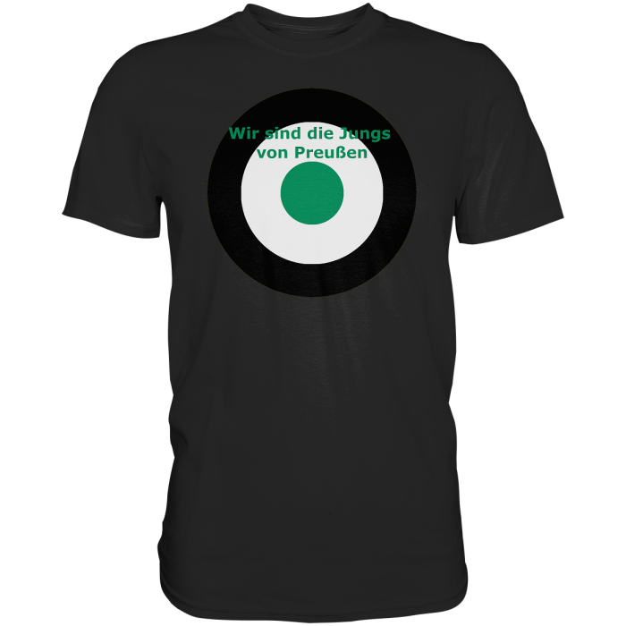 Münster Fan T-Shirt Kokarde "Wir sind die Jungs von ..."  - Premium Shirt