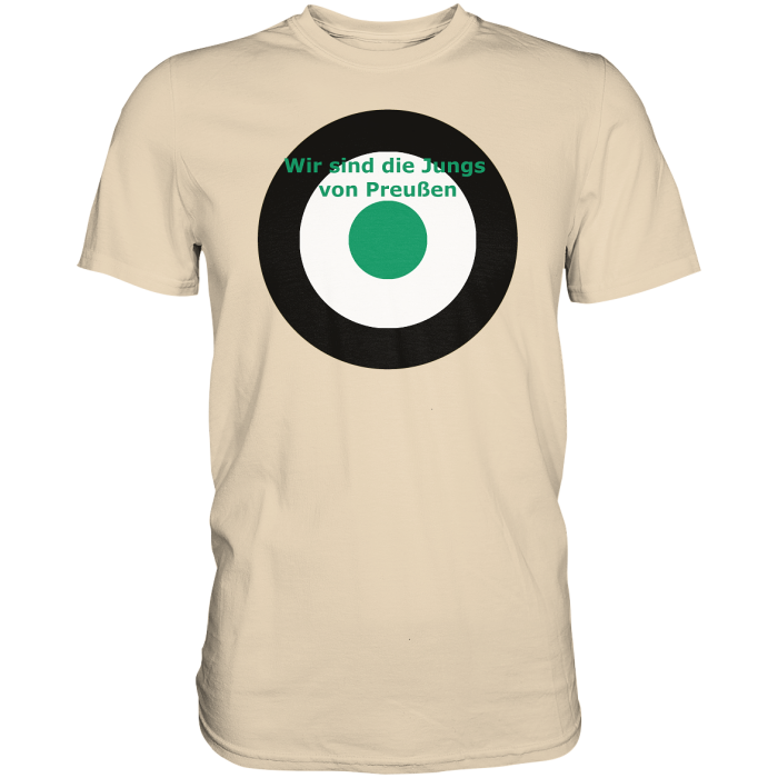 Münster Fan T-Shirt Kokarde "Wir sind die Jungs von ..."  - Premium Shirt
