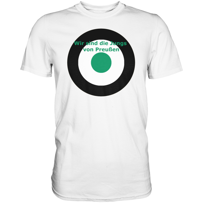 Münster Fan T-Shirt Kokarde "Wir sind die Jungs von ..."  - Premium Shirt