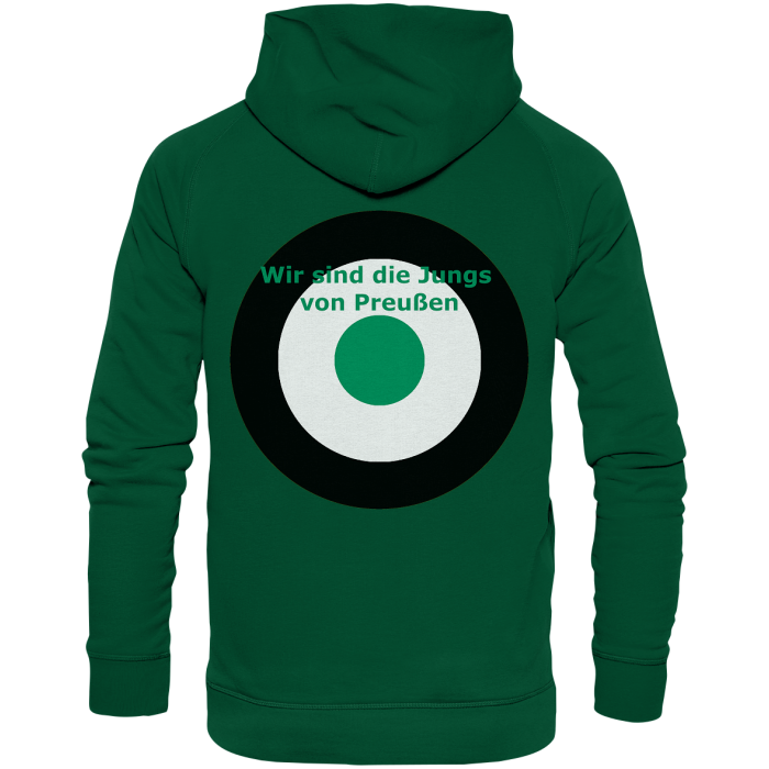 Münster Fan-Hoodie Kokarde beidseitig "Wir sind die Jungs..." - Basic Unisex Hoodie