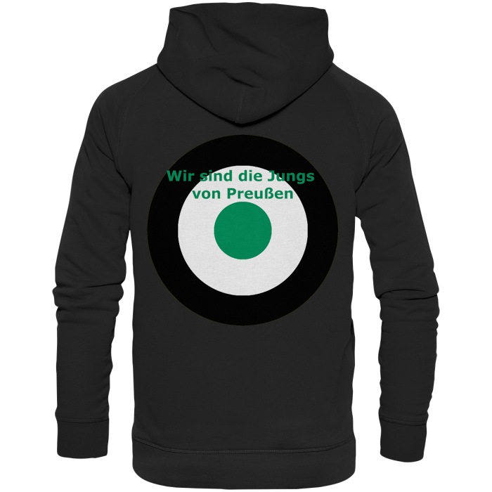 Münster Fan-Hoodie Kokarde beidseitig "Wir sind die Jungs..." - Basic Unisex Hoodie