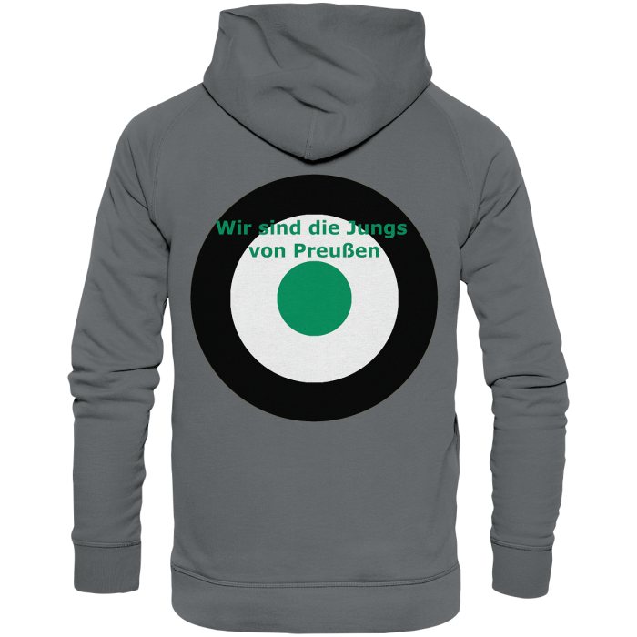 Münster Fan-Hoodie Kokarde beidseitig "Wir sind die Jungs..." - Basic Unisex Hoodie