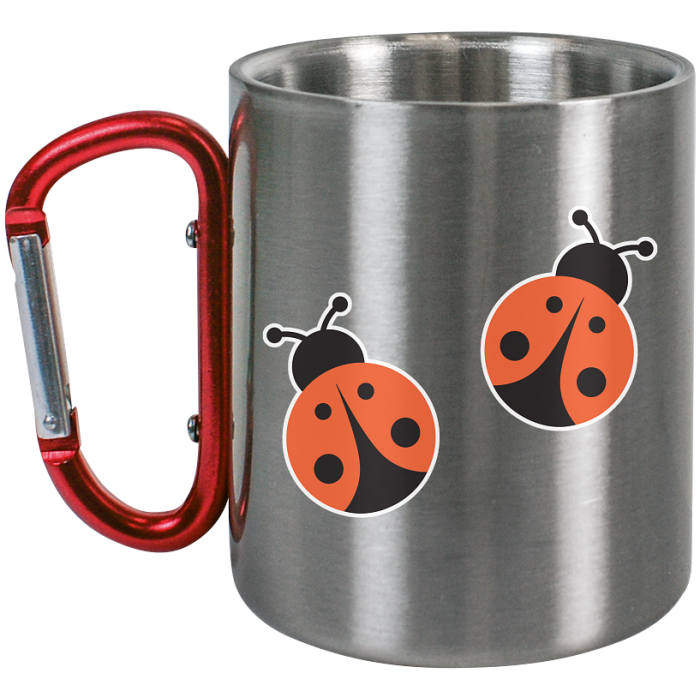Glückskiste Accessoires - Edelstahl Tasse