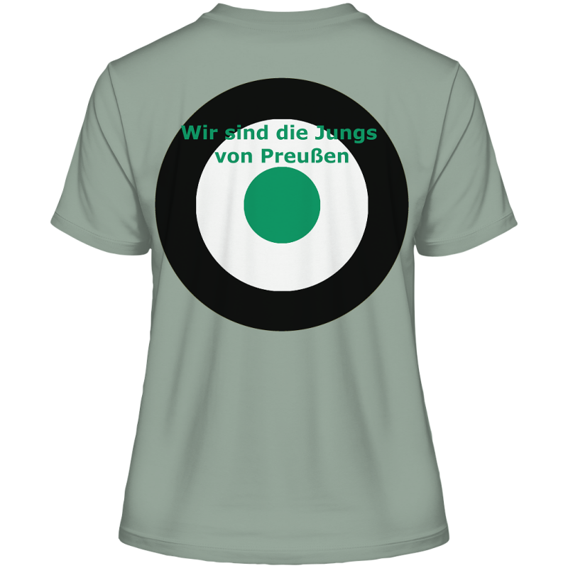 Münster Fan-T-Shirt Kokarde beidseitig - Fitted Ladies Organic Shirt