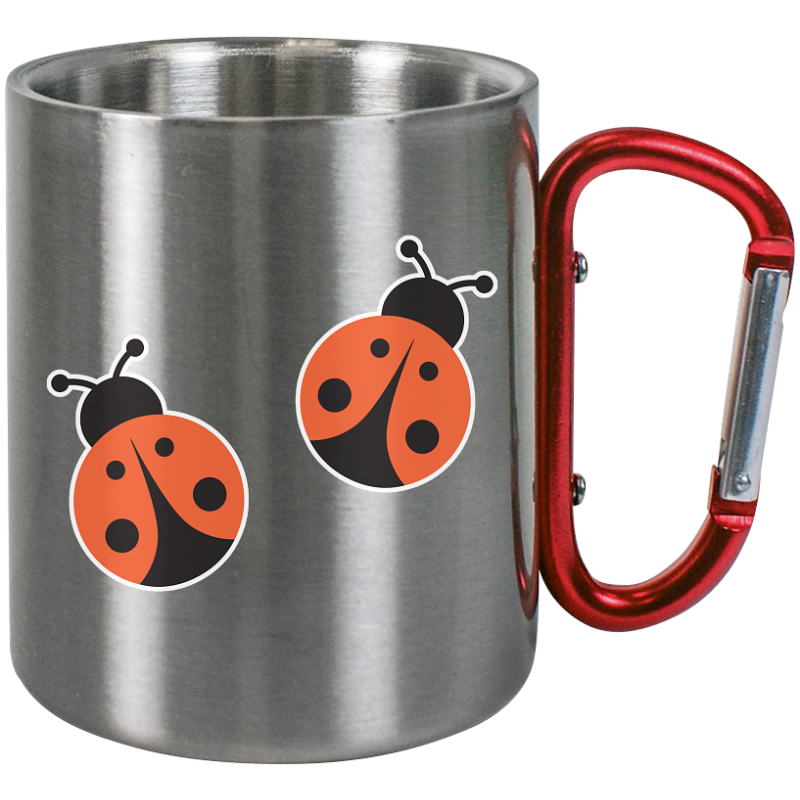 Glückskiste Accessoires - Edelstahl Tasse