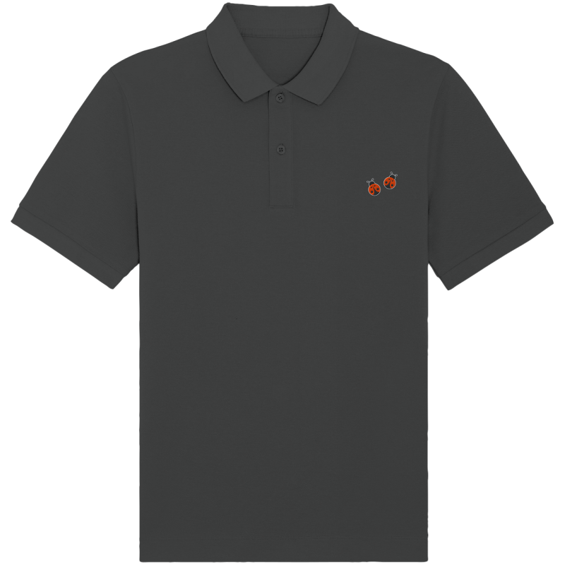 Marienkäfer Logo Polo - Organic Poloshirt (Stick)