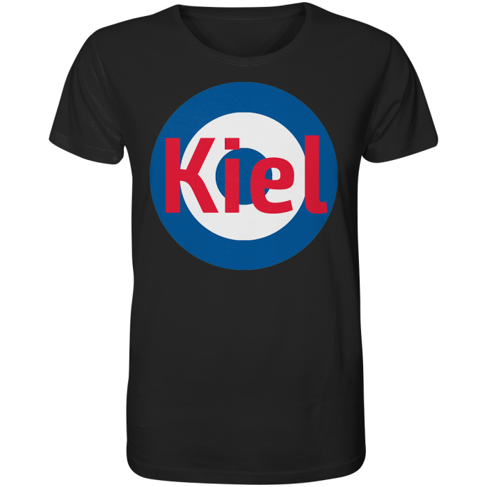 Kiel Fan-T-Shirt Kokarde groß "Kiel" - Organic Shirt