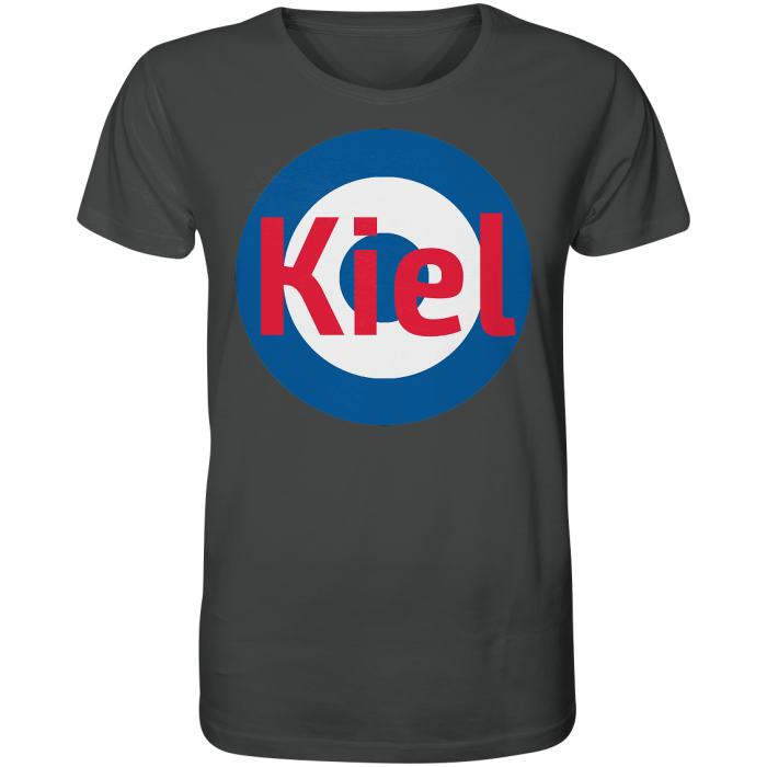 Kiel Fan-T-Shirt Kokarde groß "Kiel" - Organic Shirt