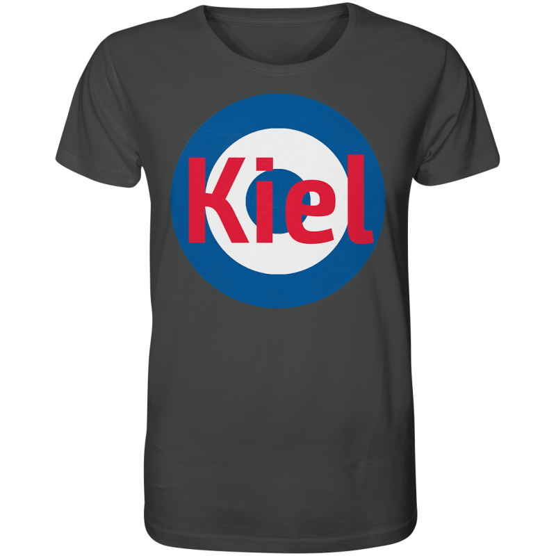 Kiel Fan-T-Shirt Kokarde groß "Kiel" - Organic Shirt
