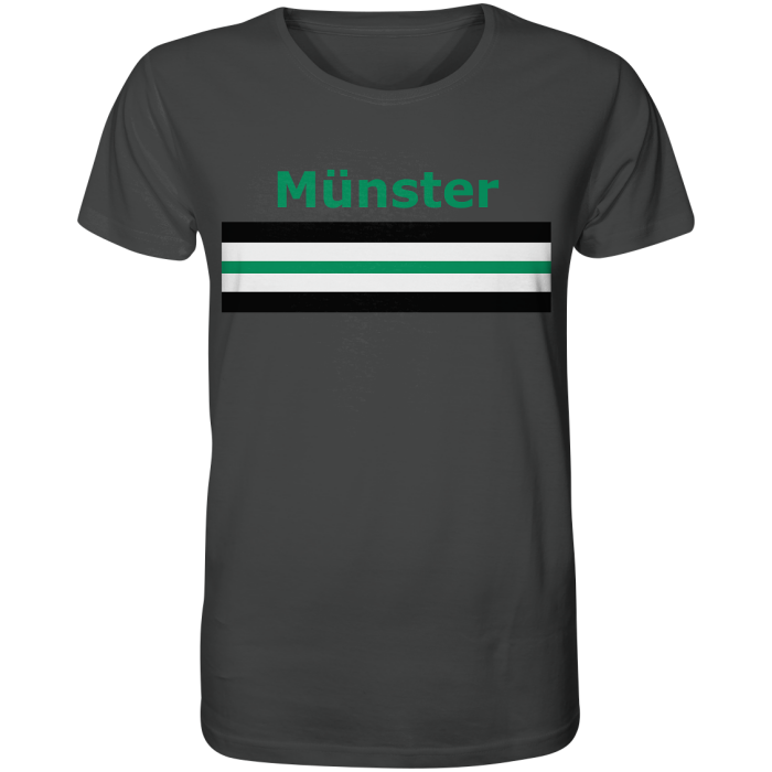 Münster Fan T-Shirt Brustring "Münster" - Organic Shirt