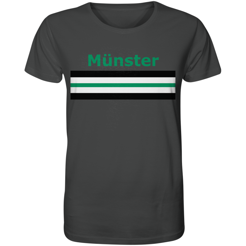 Münster Fan T-Shirt Brustring "Münster" - Organic Shirt