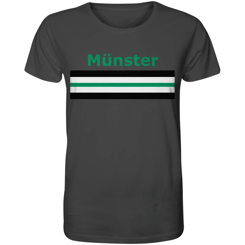 Münster Fan T-Shirt Brustring "Münster" - Organic Shirt Münster Fan T-Shirt Brustring "Münster" - Organic Shirt