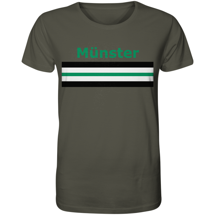 Münster Fan T-Shirt Brustring "Münster" - Organic Shirt