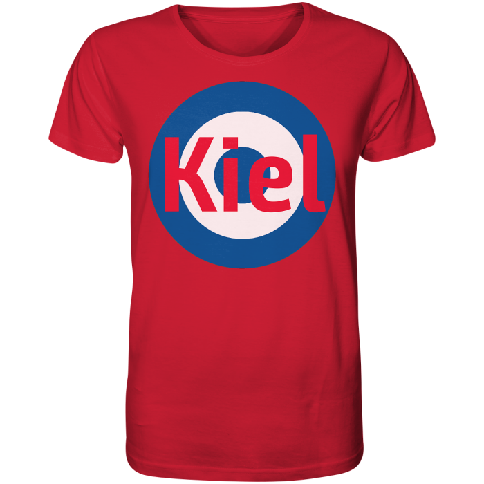 Kiel Fan-T-Shirt Kokarde groß "Kiel" - Organic Shirt