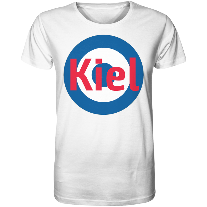 Kiel Fan-T-Shirt Kokarde groß "Kiel" - Organic Shirt