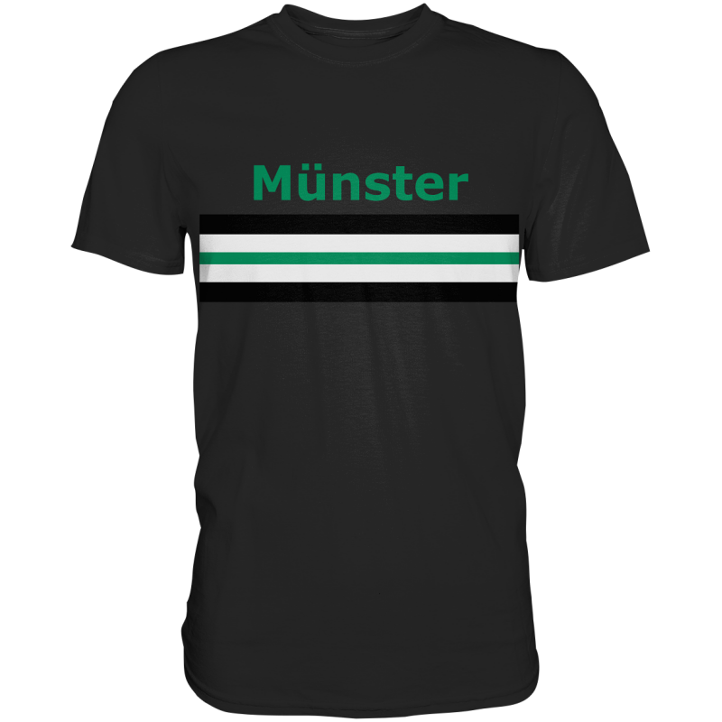 Münster Fan T-Shirt Brustring "Münster" - Premium Shirt