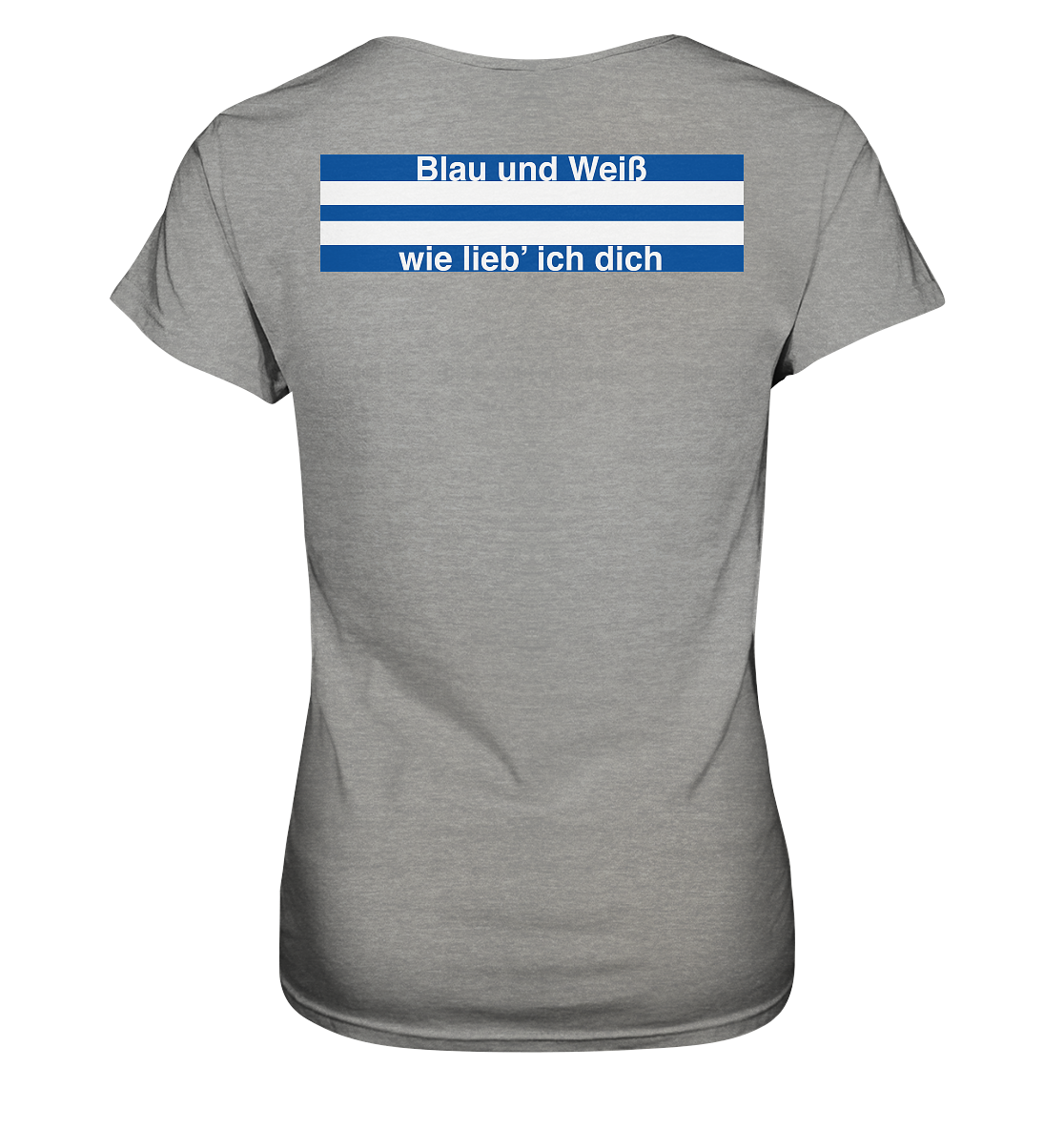 Schalke Fan T-Shirt zweiseitiger Druck - Ladies Premium Shirt Schalke Fan T-Shirt zweiseitiger Druck - Ladies Premium Shirt