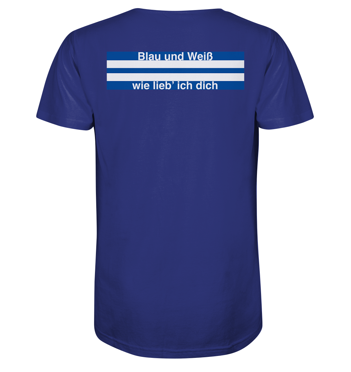 Schalke Fan T-Shirt zweiseitiger Druck - Organic Shirt Schalke Fan T-Shirt zweiseitiger Druck - Organic Shirt