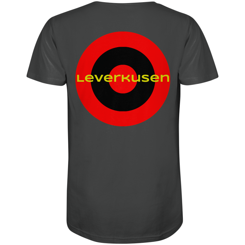 Leverkusen Fan-T-Shirt zweiseitiger Druck "Leverkusen" - Organic Shirt
