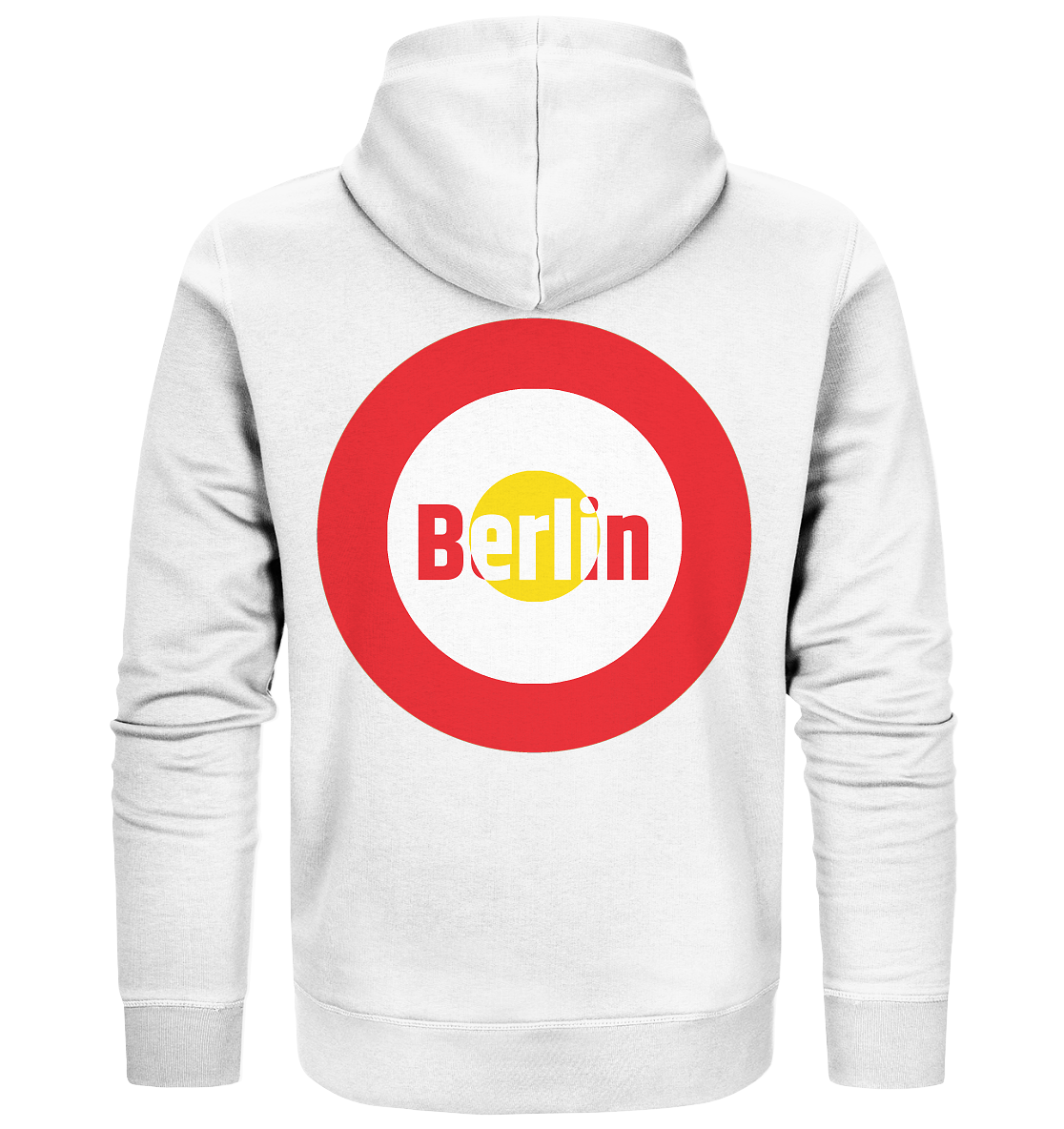 Union Fan-Zipper zweiseitiger Druck "Berlin" - Organic Zipper Union Fan-Zipper zweiseitiger Druck "Berlin" - Organic Zipper
