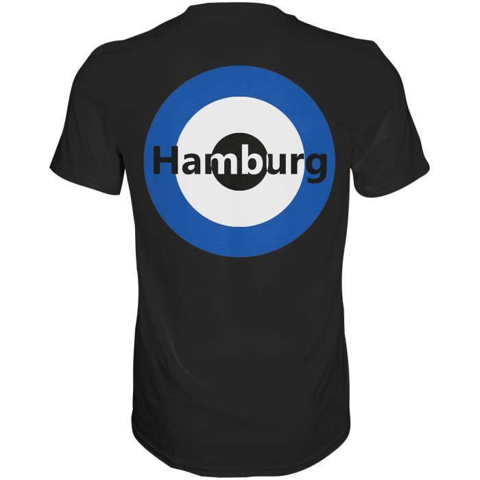 Hamburg Fan-T-Shirt zweiseitiger Druck "Hamburg" - Premium Shirt