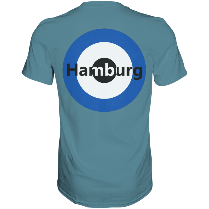Hamburg Fan-T-Shirt zweiseitiger Druck "Hamburg" - Premium Shirt