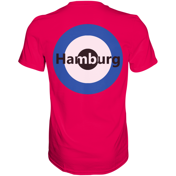 Hamburg Fan-T-Shirt zweiseitiger Druck "Hamburg" - Premium Shirt