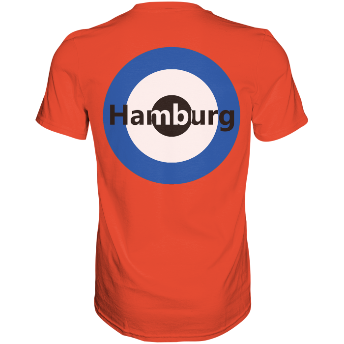 Hamburg Fan-T-Shirt zweiseitiger Druck "Hamburg" - Premium Shirt
