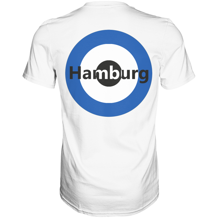 Hamburg Fan-T-Shirt zweiseitiger Druck "Hamburg" - Premium Shirt
