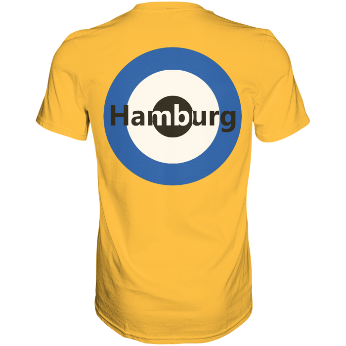 Hamburg Fan-T-Shirt zweiseitiger Druck "Hamburg" - Premium Shirt