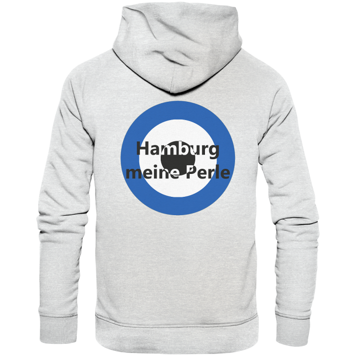 Hamburg Fan-T-Shirt Kokarde groß "Hamburg meine Perle" - Premium Unisex Hoodie