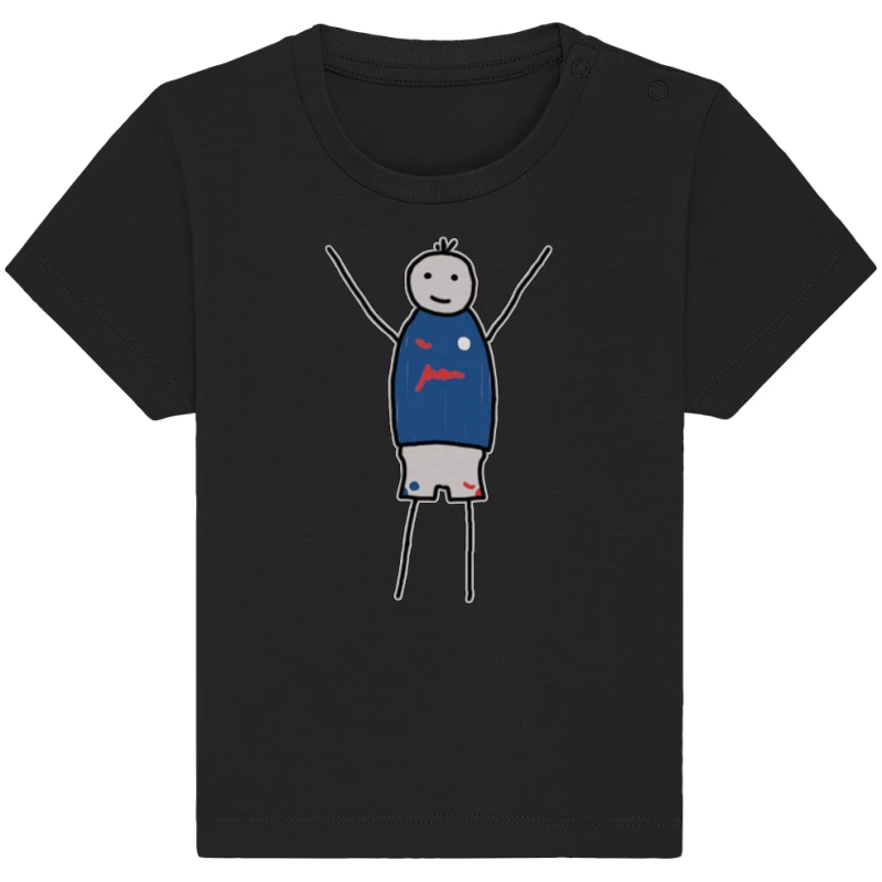 Kiel Fan-T-Shirt Strichmänchen - Baby Organic Shirt