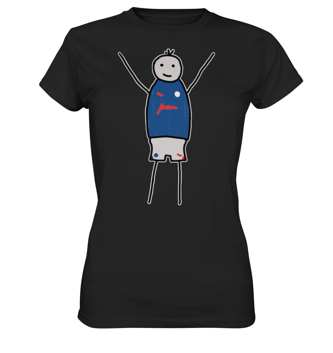 Kiel Fan-T-Shirt Strichmänchen - Ladies Premium Shirt Kiel Fan-T-Shirt Strichmänchen - Ladies Premium Shirt