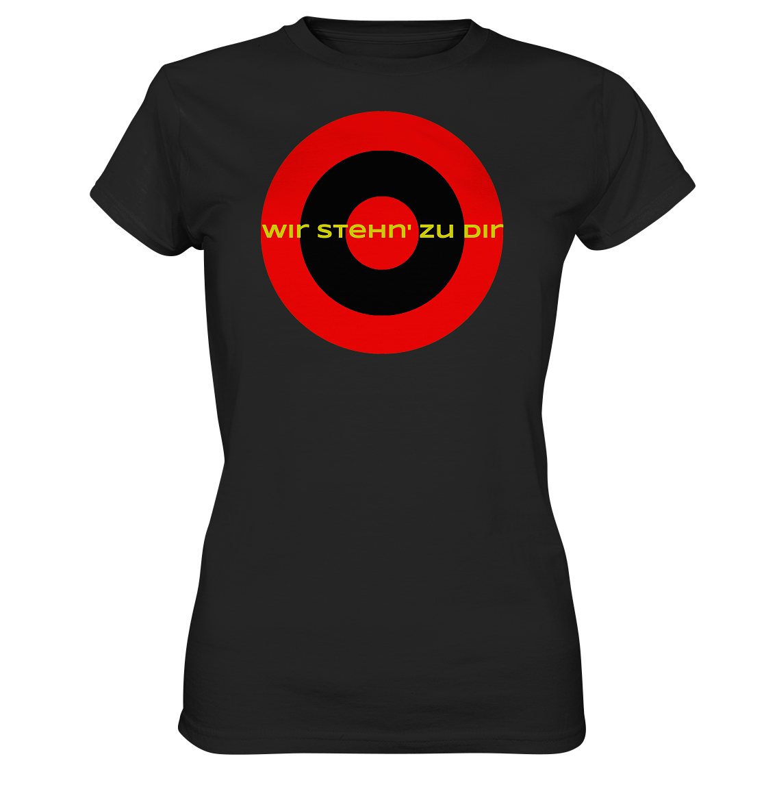 Leverkusen Fan-T-Shirt Kokarde groß "Wir stehn ...." - Ladies Premium Shirt Leverkusen Fan-T-Shirt Kokarde groß "Wir stehn ...." - Ladies Premium Shirt