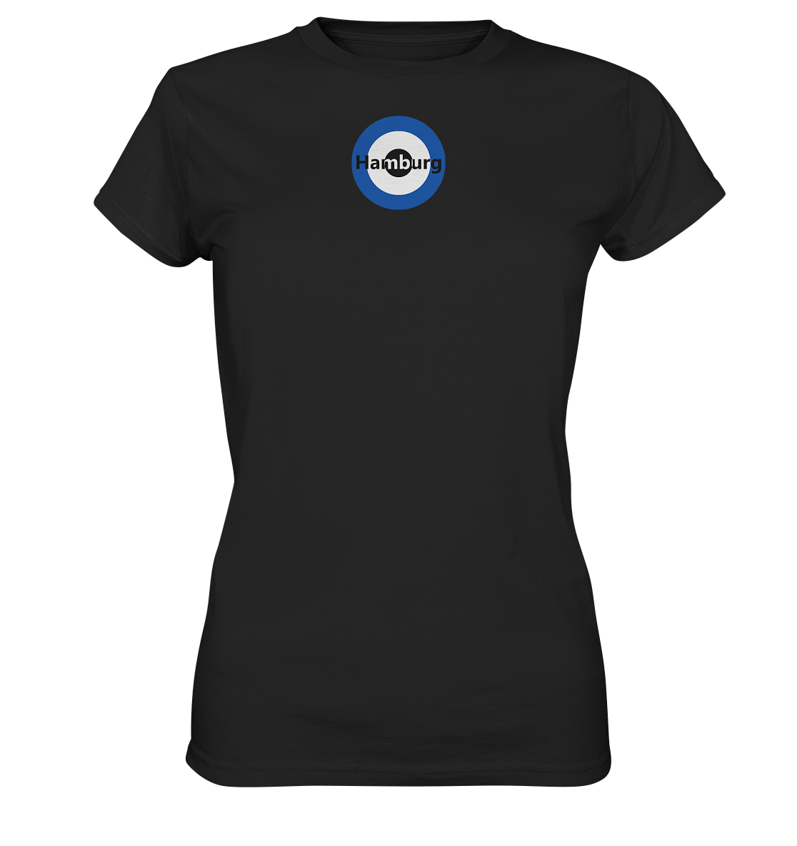 Hamburg Fan-T-Shirt Kokarde klein "Hamburg" - Ladies Premium Shirt Hamburg Fan-T-Shirt Kokarde klein "Hamburg" - Ladies Premium Shirt