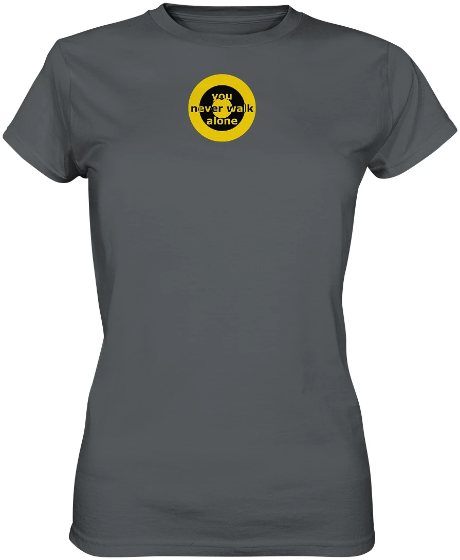 Dortmund Fan-T-Shirt Kokarde klein "you never walk alone" - Ladies Premium Shirt Dortmund Fan-T-Shirt Kokarde klein "you never walk alone" - Ladies Premium Shirt
