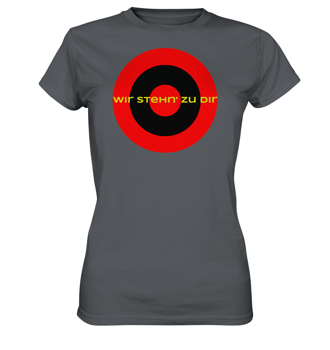 Leverkusen Fan-T-Shirt Kokarde groß "Wir stehn ...." - Ladies Premium Shirt Leverkusen Fan-T-Shirt Kokarde groß "Wir stehn ...." - Ladies Premium Shirt