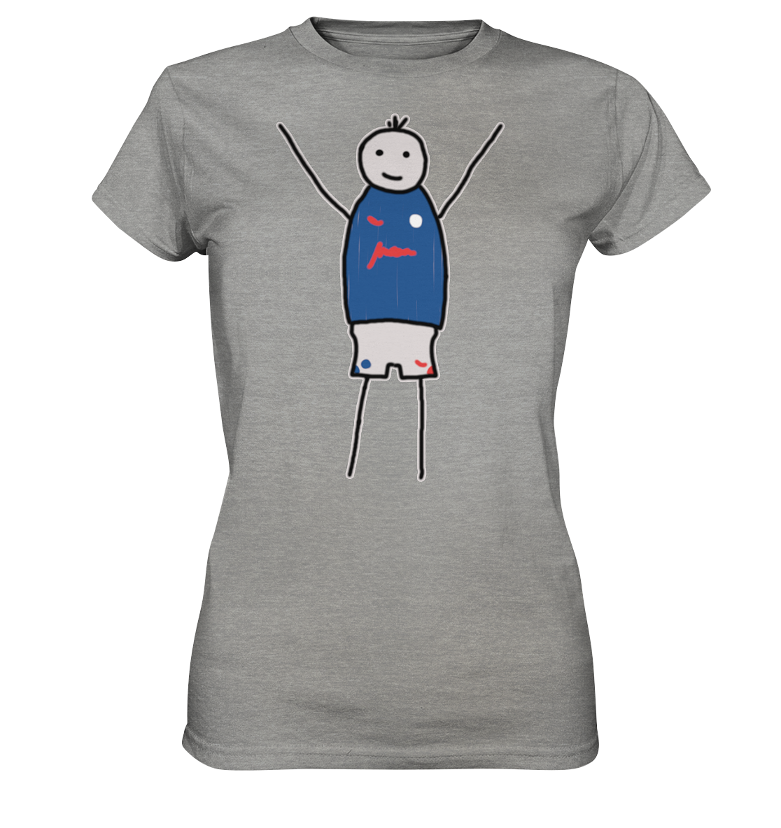 Kiel Fan-T-Shirt Strichmänchen - Ladies Premium Shirt Kiel Fan-T-Shirt Strichmänchen - Ladies Premium Shirt