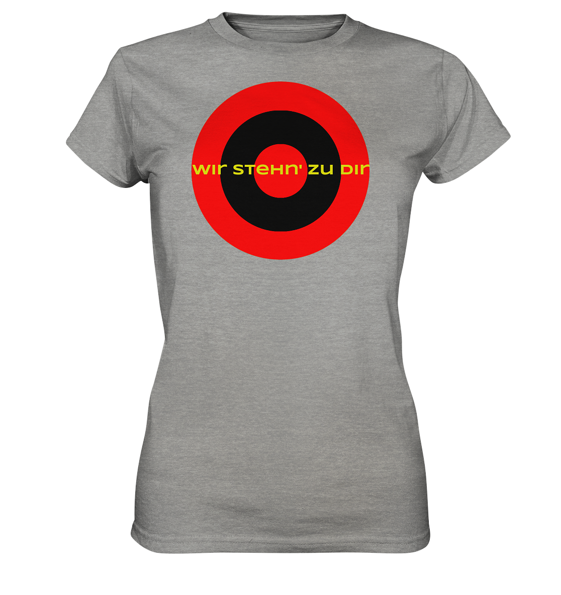 Leverkusen Fan-T-Shirt Kokarde groß "Wir stehn ...." - Ladies Premium Shirt Leverkusen Fan-T-Shirt Kokarde groß "Wir stehn ...." - Ladies Premium Shirt