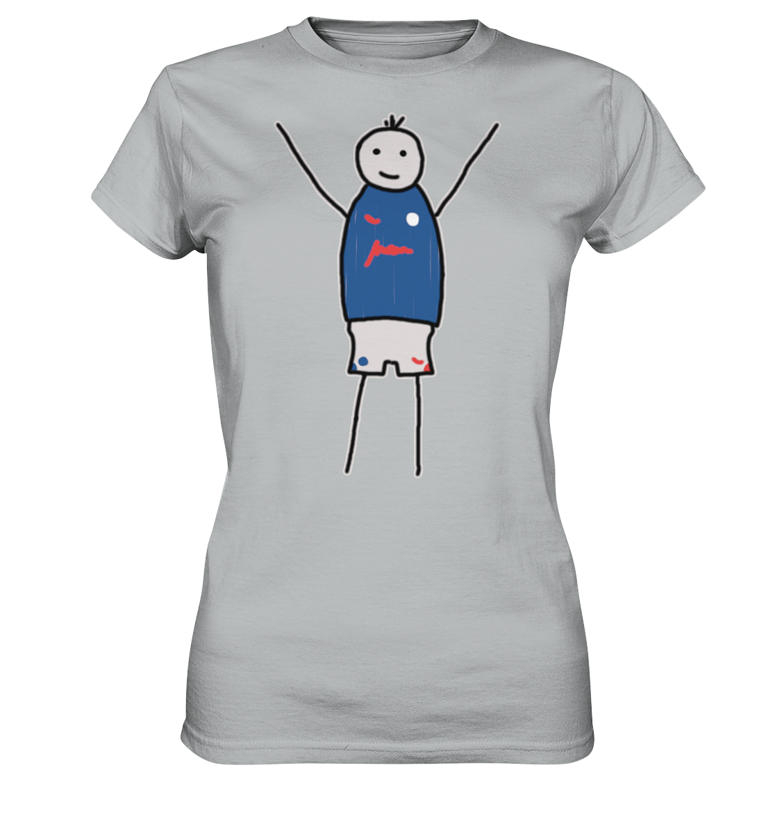 Kiel Fan-T-Shirt Strichmänchen - Ladies Premium Shirt Kiel Fan-T-Shirt Strichmänchen - Ladies Premium Shirt