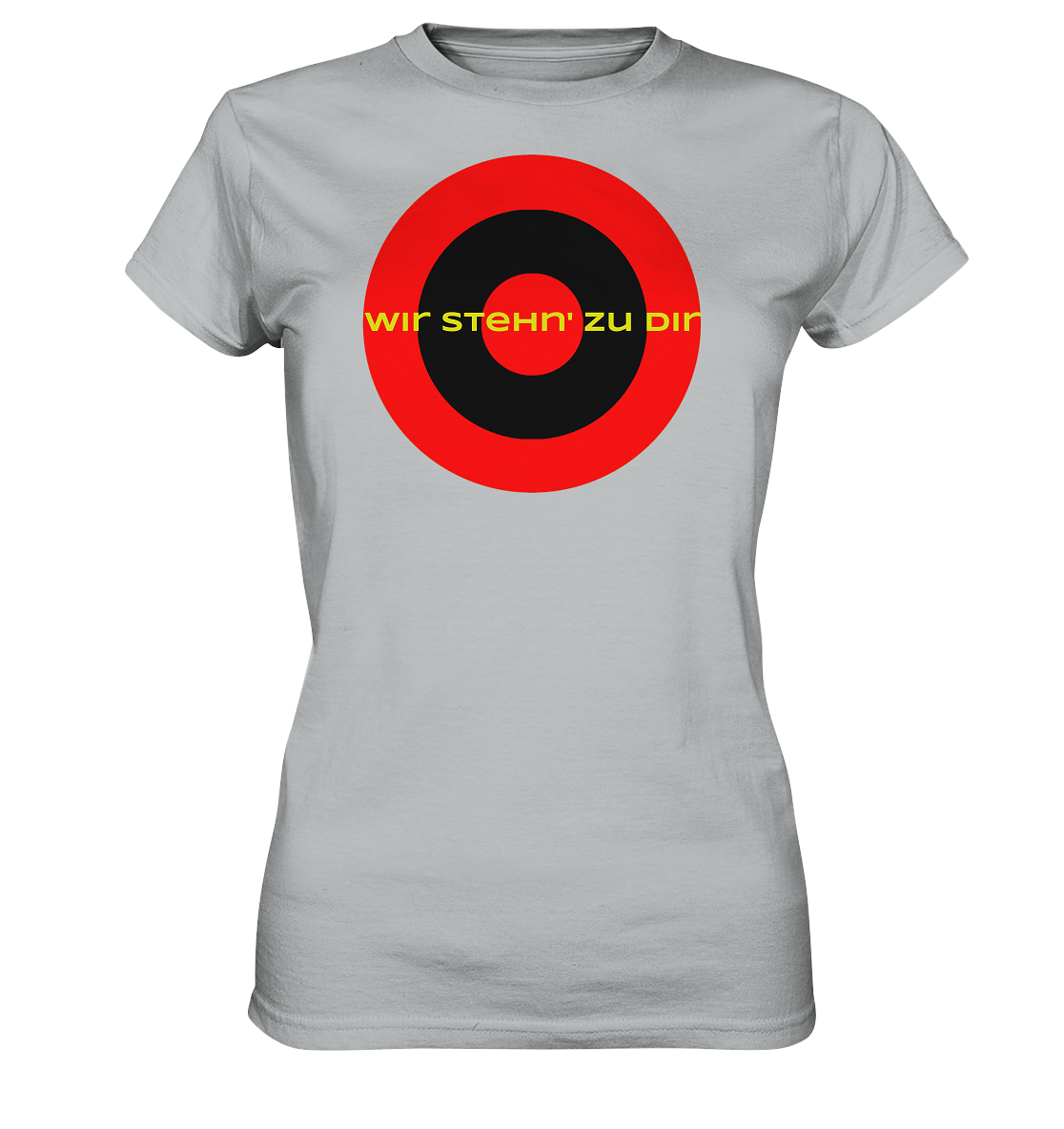 Leverkusen Fan-T-Shirt Kokarde groß "Wir stehn ...." - Ladies Premium Shirt Leverkusen Fan-T-Shirt Kokarde groß "Wir stehn ...." - Ladies Premium Shirt