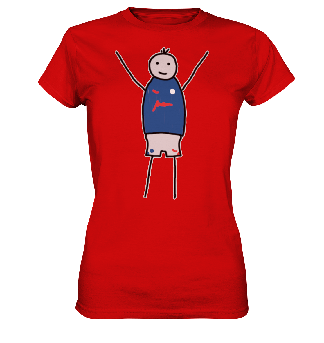 Kiel Fan-T-Shirt Strichmänchen - Ladies Premium Shirt Kiel Fan-T-Shirt Strichmänchen - Ladies Premium Shirt